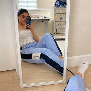 CHAMPION BLUE COLORBLOCK PANTS SIZE M/L